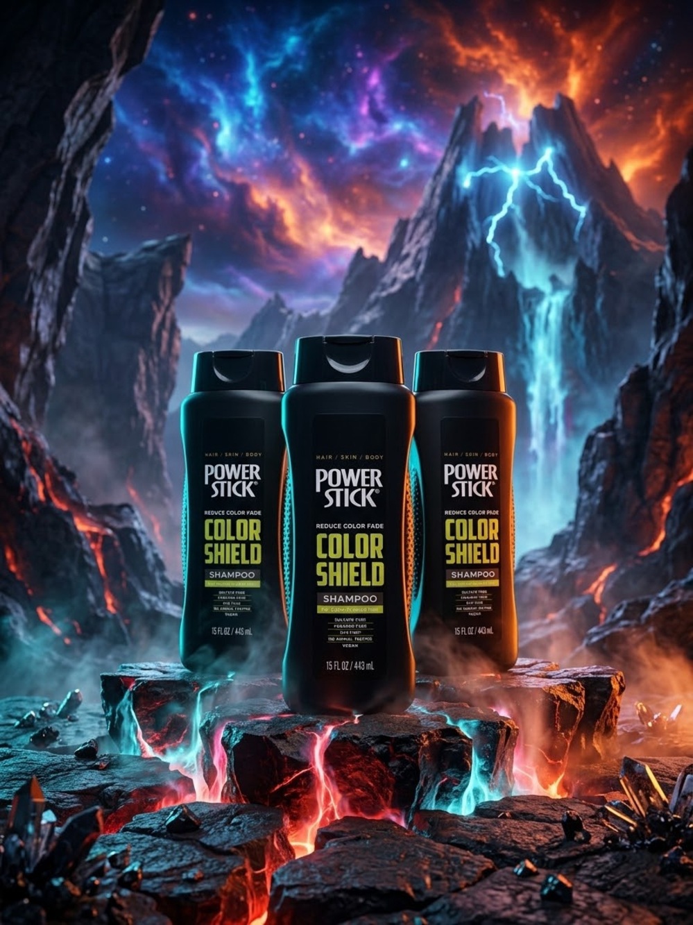 Color Shield Shampoo for Men - Black Bottle - Reduce Color Fade